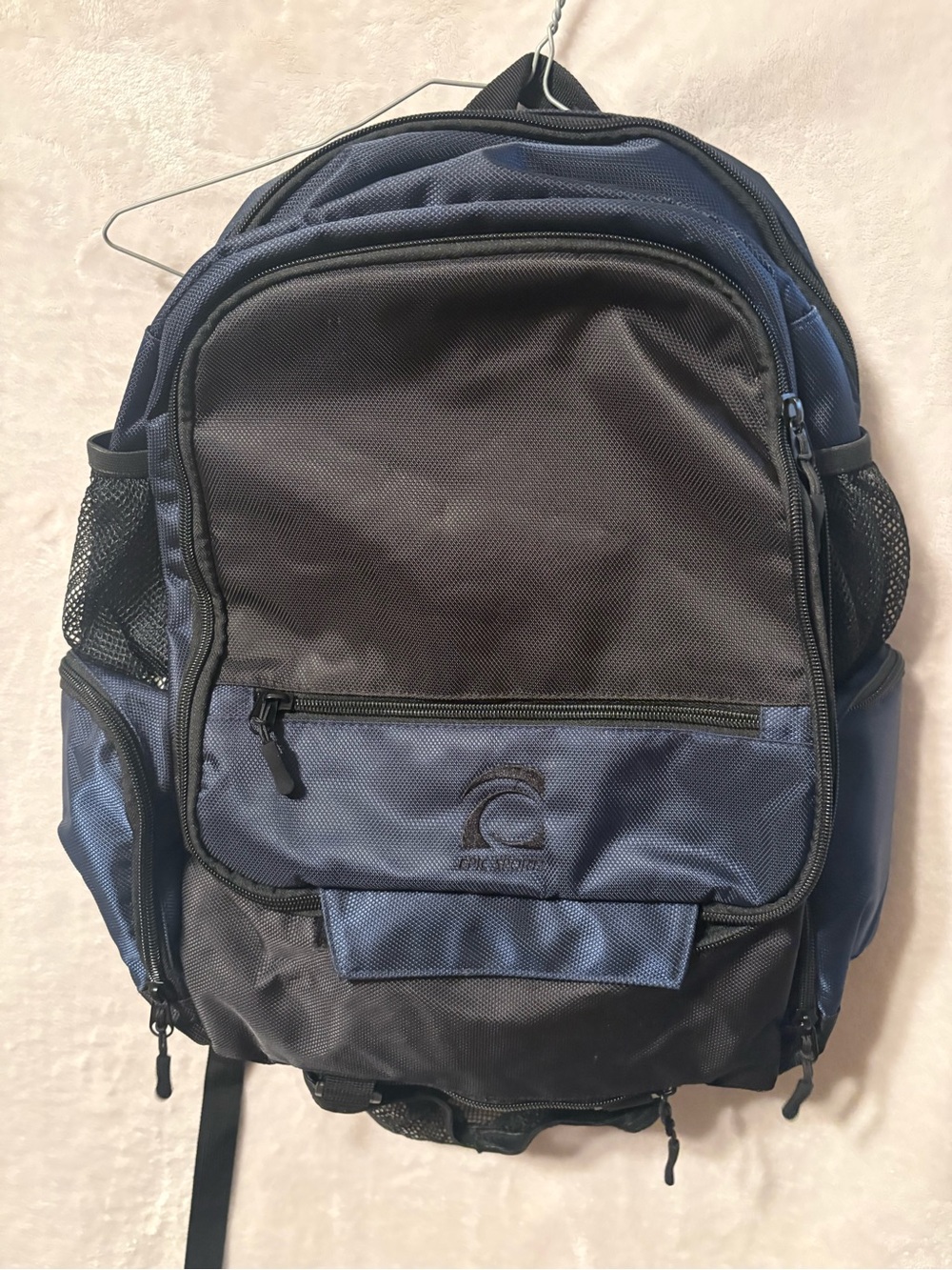 Epic sports Navy and Black  (Hidden Ball-Carrying) Backpack